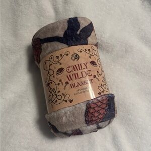 Fairyloot Emily Wilde Tan and Brown Blanket